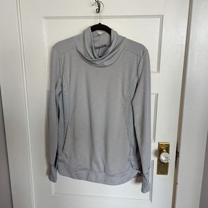 Athleta Stowe Mock Neck Pullover Sweatshirt (size S)